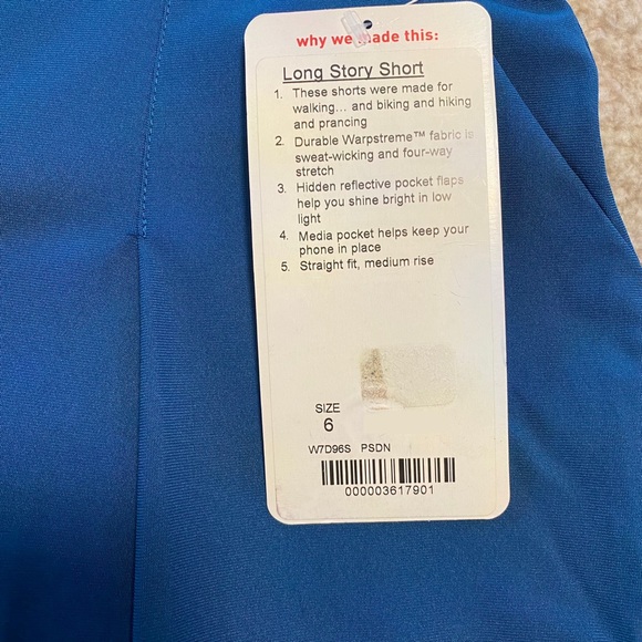Lululemon - NWT Blue Shorts - Picture 4 of 9